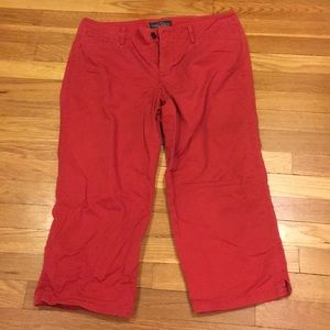 Raulph Lauren red Capri